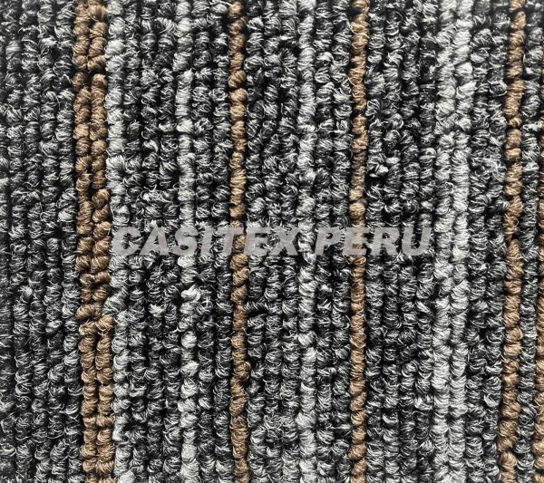 Alfombra Spazio Strip Marrón